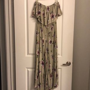 Floral print jumpsuit